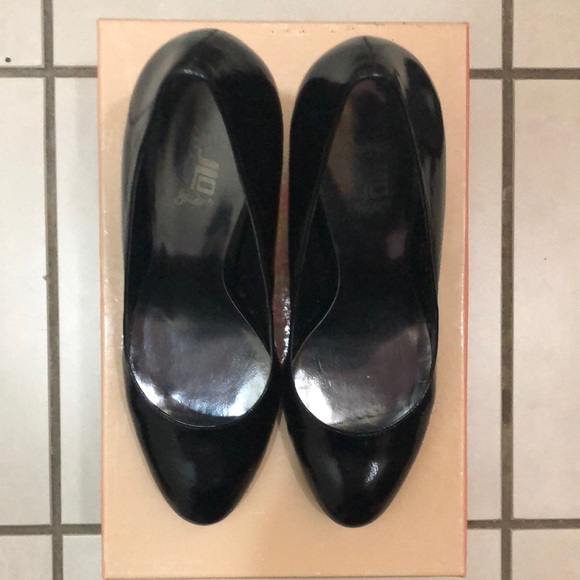 JLo Patent Leather Black Heels - Picture 1 of 6